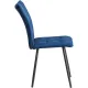 Стул Комус Мебель Flame велюр, 41х55х89, Blue (синий)