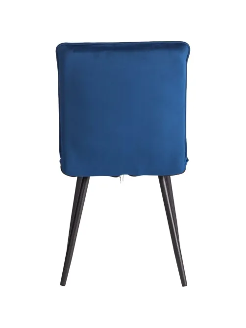 Стул Комус Мебель Flip велюр, 41х55х88, Blue (синий)