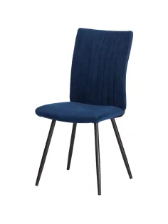 Стул Комус Мебель Fresno велюр, 50х55х93, Blue, (синий)