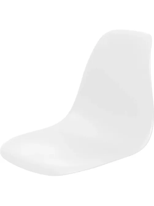 Стул Комус EAMES PLAST HN BLACK (BOX-4) (KM) RU K01 белый/черный