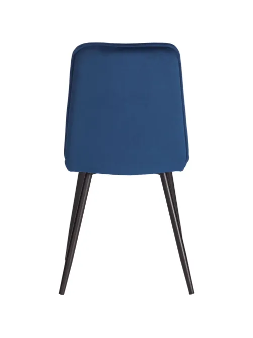 Стул Комус Мебель FRANK велюр, 47х54х86, Blue (синий)