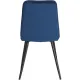 Стул Комус Мебель FRANK велюр, 47х54х86, Blue (синий)