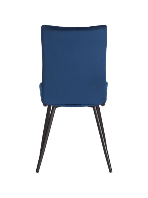 Стул Комус Мебель Fresno велюр, 50х55х93, Blue, (синий)