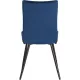 Стул Комус Мебель Fresno велюр, 50х55х93, Blue, (синий)