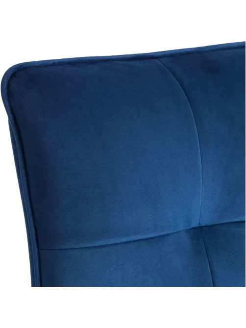 Стул Комус Мебель Flip велюр, 41х55х88, Blue (синий)