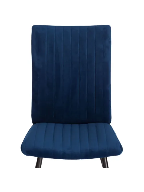 Стул Комус Мебель Fresno велюр, 50х55х93, Blue, (синий)