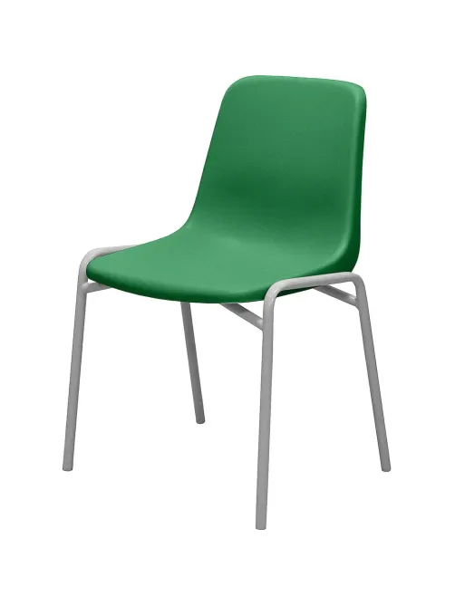 Стул GL_Комус Мебель Стрит RAL 9006, (пластик зеленый)