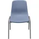 Стул GL_Комус Мебель Стрит RAL 9006, пластик RAL 5014 (голубой)