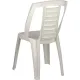 Стул PR_Decorona DeRiviera 495x500x880 мм белый рассвет