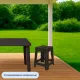 Мебель для дома PR_Табурет квадратный Rattan горький шоколад