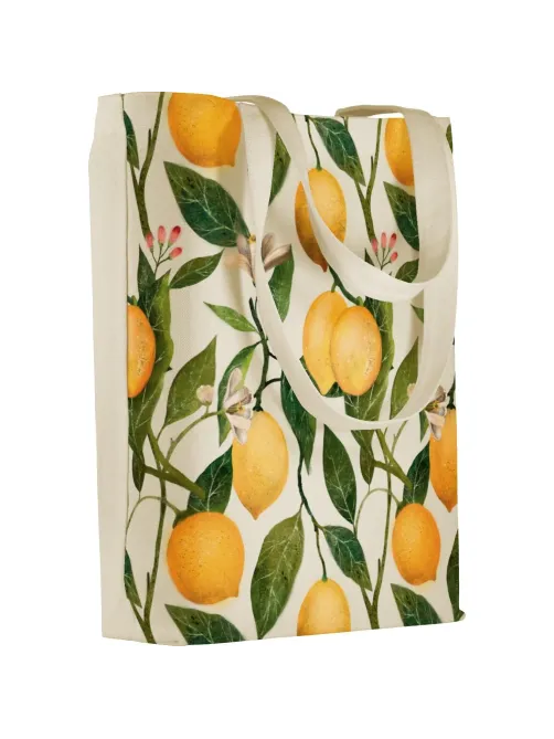 Сумка для покупок FLORA.PARADISE.LEMONS, 34x36 CM 16-004-03/10