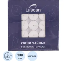 Набор свечей чайных Luscan 100 шт/уп