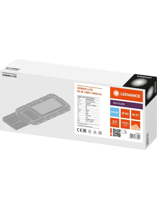 Светильник уличный светод. LEDVANCE Urban 50Вт 6500К IP65 4058075678095