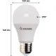 Лампа светодиодная КОСМОС HWLED 80W 220V E27 6500K, переходник на Е40