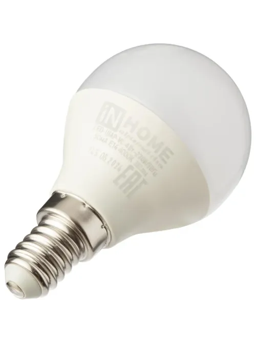 Лампа светодиодная LED-ШАР-VC 4Вт 230В Е14 4000К IN HOME