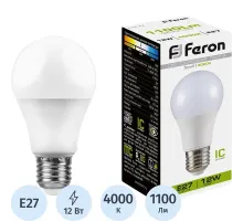 Лампа светодиодная Feron LB-93 Шар E27 12W 175-265V 4000K(25487)