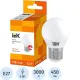 Лампа светодиодная IEK ECO G45 LLE-G45-5-230-30-E27 5Вт 3000К E27