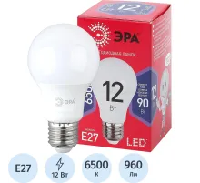 Лампа светодиодная ЭРА LED A60-12W-865-E27 R 12Вт Е27 6500К Б0045325