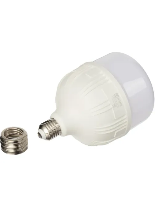 Лампа светодиодная LED-HP-PRO 50Вт 230В Е27 с адаптером E40 4000К IN HOME