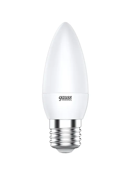 Лампа светодиодная Gauss LED Elementary Свеча 8Вт E27 3000K (33218)
