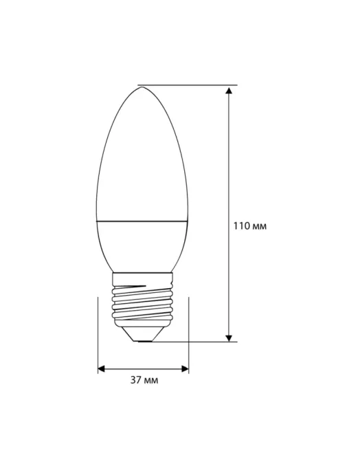 Лампа светодиодная Camelion LED12-C35/865/E27 12Вт 220В