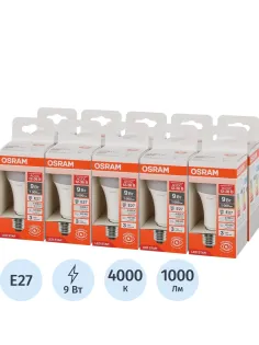 Лампа светодиодная OSRAM LSCLA100 9W/840 12-36VFR E27 FS1(732926)