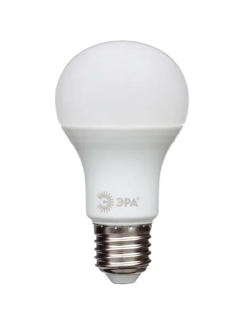 Лампа светодиодная Эра 13W E27 4000k нейт.бел. ст.колба LED A60-13W-840-E27
