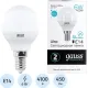Лампа светодиодная Gauss LED Elementary Шар 6Вт E14 4100K (53126)