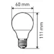 Лампа светодиодная ЭРА LED A60-15W-840-E27 R 15Вт Е27 4000К Б0046356