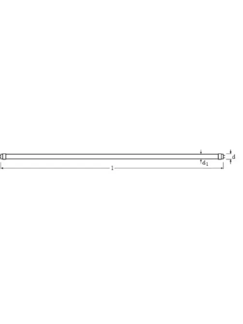 Лампа светодиодная OSRAM ST8B-1.2M 18W/865 230VAC DE 4058075377561