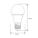 Лампа светодиодная Ergolux LED-A65-20W-E27-4K,ЛОН