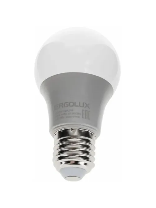 Лампа светодиодная Ergolux   LED-A60P-15W-E27-4K,1