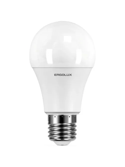 Лампа светодиодная Ergolux LED-A60-10W-E27-6500K Л