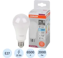 Лампа светодиодная OSRAM LED Value, 25Вт, 6500К Е27(696471)