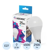 Лампа светодиодная КОСМОС LkecLED25wA65E2745 А65 25W Е27 4500K