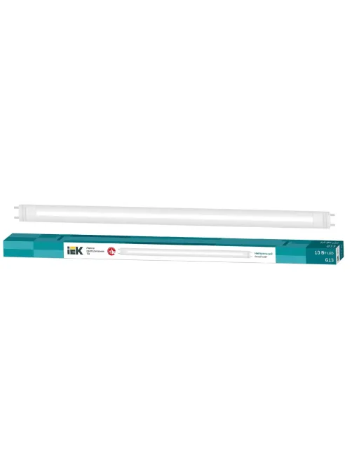 Лампа светодиодная IEK ECO T8 LLE-T8-10-230-40-G13 10Вт 230В 4000К G13