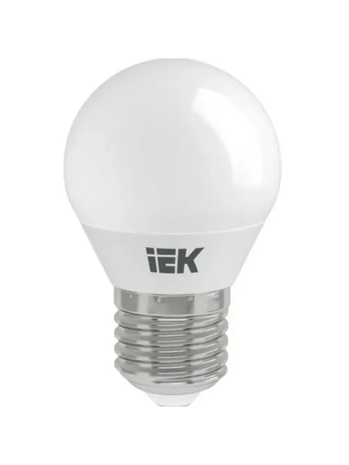 Лампа светодиодная Eco G45 9Вт шар 4000К E27 IEK LLE-G45-9-230-40-E27