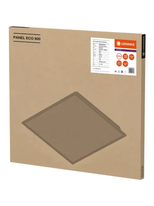 Светильник 36Вт 600х600 4000K IP40 белаяLEDVANCE ECO CLASS 595x595