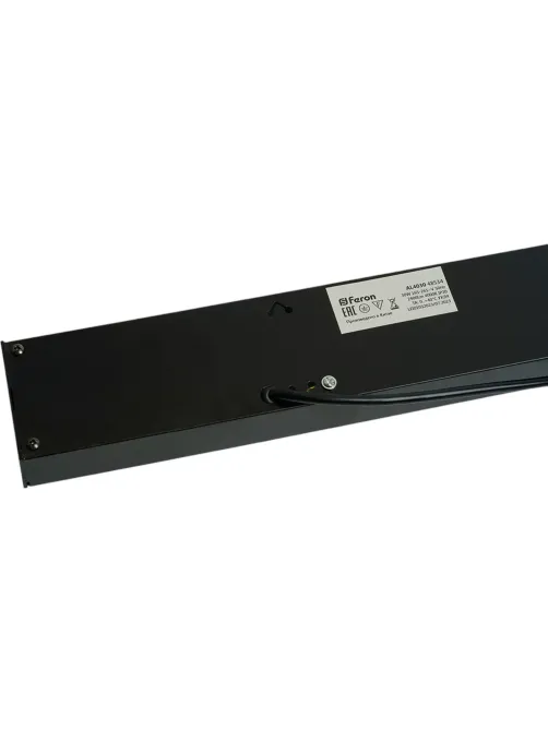 Светильник светод. Feron.ONE AL4030 IP20 30W 4000K, черный 1200x35x70 48534