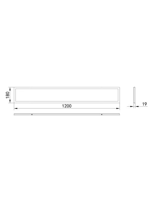 Светильник светодиодный ЭРА SPO-7-40-4K-M (4) 40Вт 4000К 1200x180x19