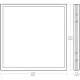 Светильник светодиодный FERON AL2115 36W 6500К IP40 матовый (21083)