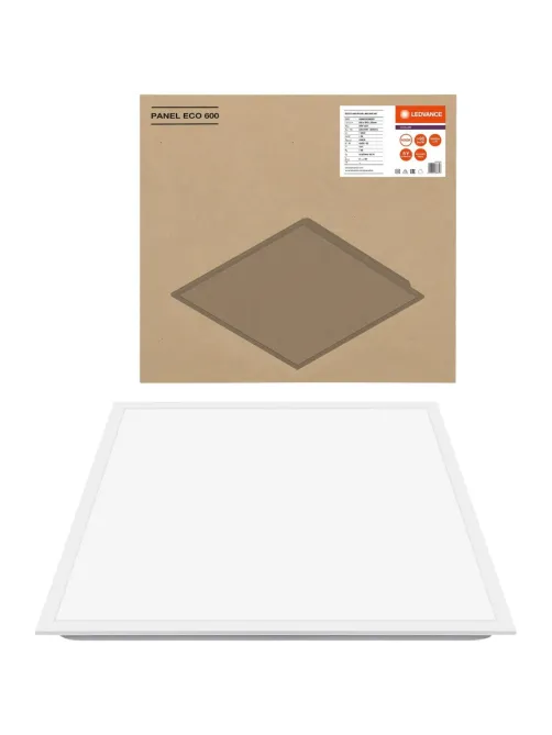 Светильник 36Вт 600х600 4000K IP40LEDVANCEECO CLASS Ин.цв 90 595x595