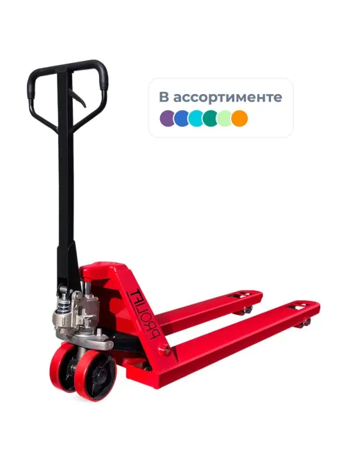 Тележка гидравли. PROLIFT 2500 кг,1150х550мм,пол.колесо,дв.пол.ролик AC 25