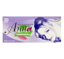 Тампоны Анна Новинка средний размер 20 шт/уп