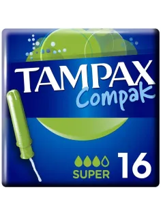Тампоны TAMPAX Compak Super Duo с аппликатором 16шт/уп