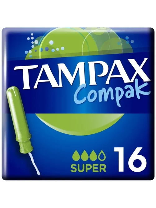 Тампоны TAMPAX Compak Super Duo с аппликатором 16шт/уп