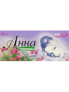 Тампоны Анна Люкс super 16 шт/уп