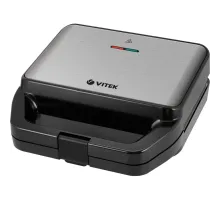 Вафельница Vitek VT-2626 850Вт черный/серебристый