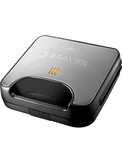 Вафельница BRAYER 2311BR,750 Вт,белг.вафли,панель 22,5x13 см,антиприг.покр