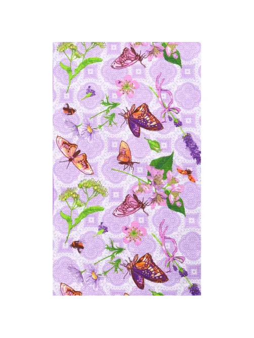 Полотенце кух. вафельное 35x60 160гр/м2, Лавандовое поле ассорти, 10 шт